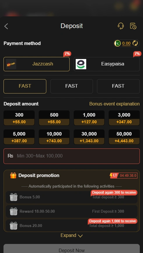 UK999 Game deposit