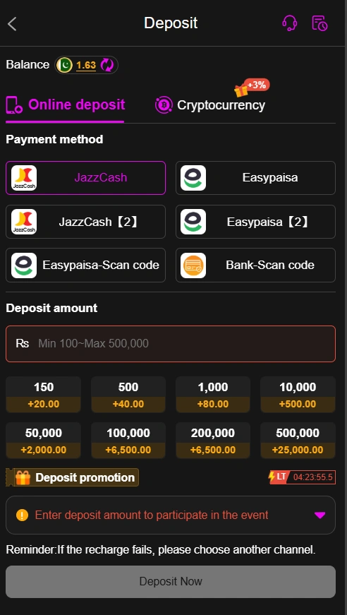 Y888 Game deposit