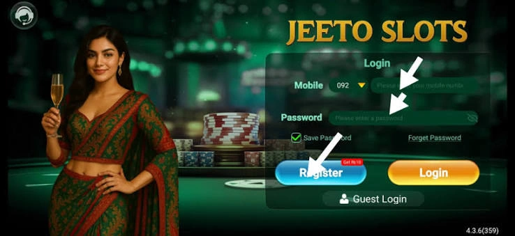 Jeeto Slots Game login